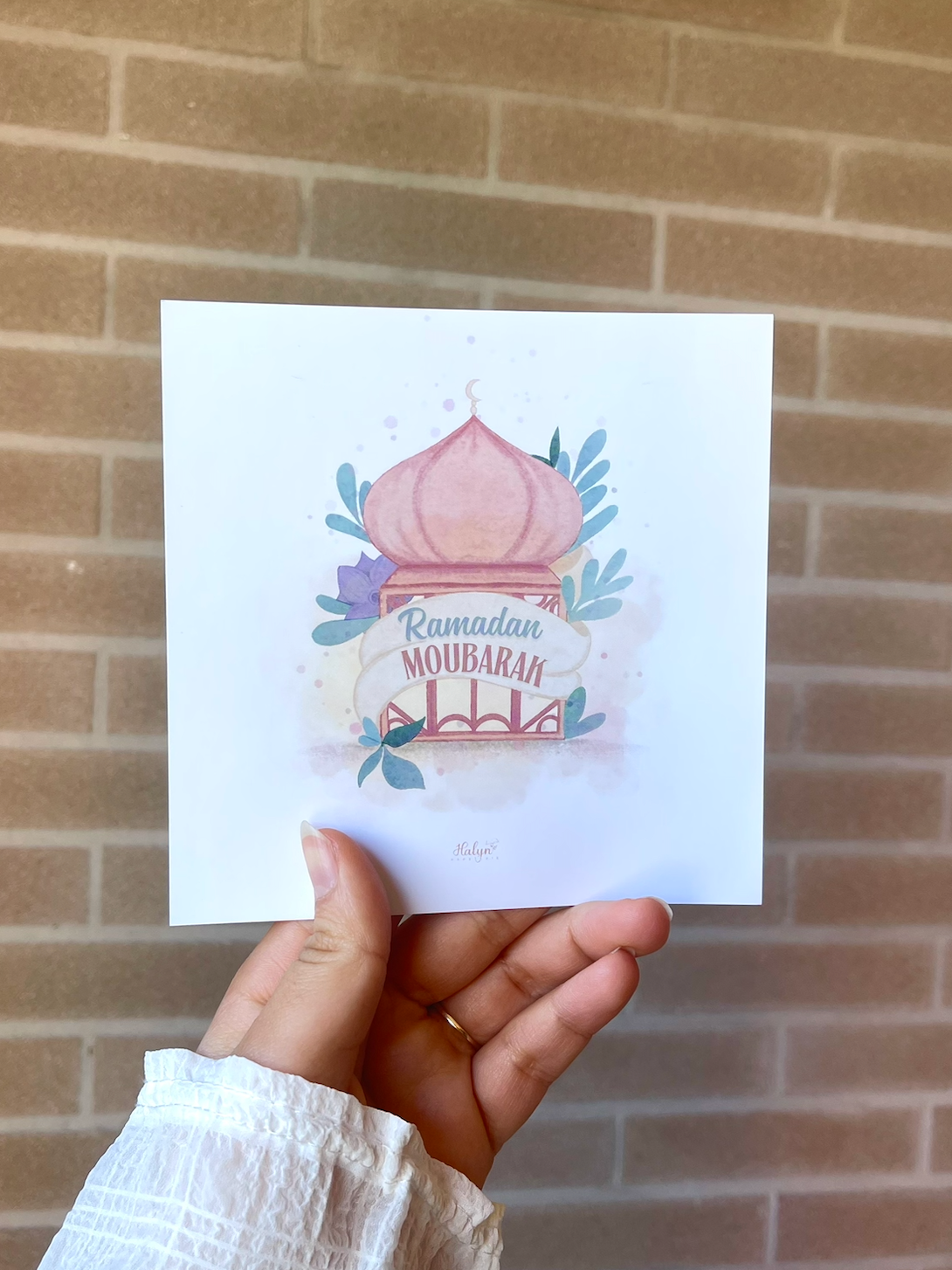 Carte RAMADAN Moubarak Carré